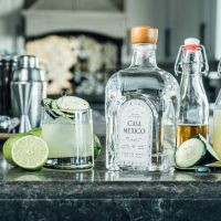 Margarita Cocktails made with a bottle Casa Mexico Blanco Tequila