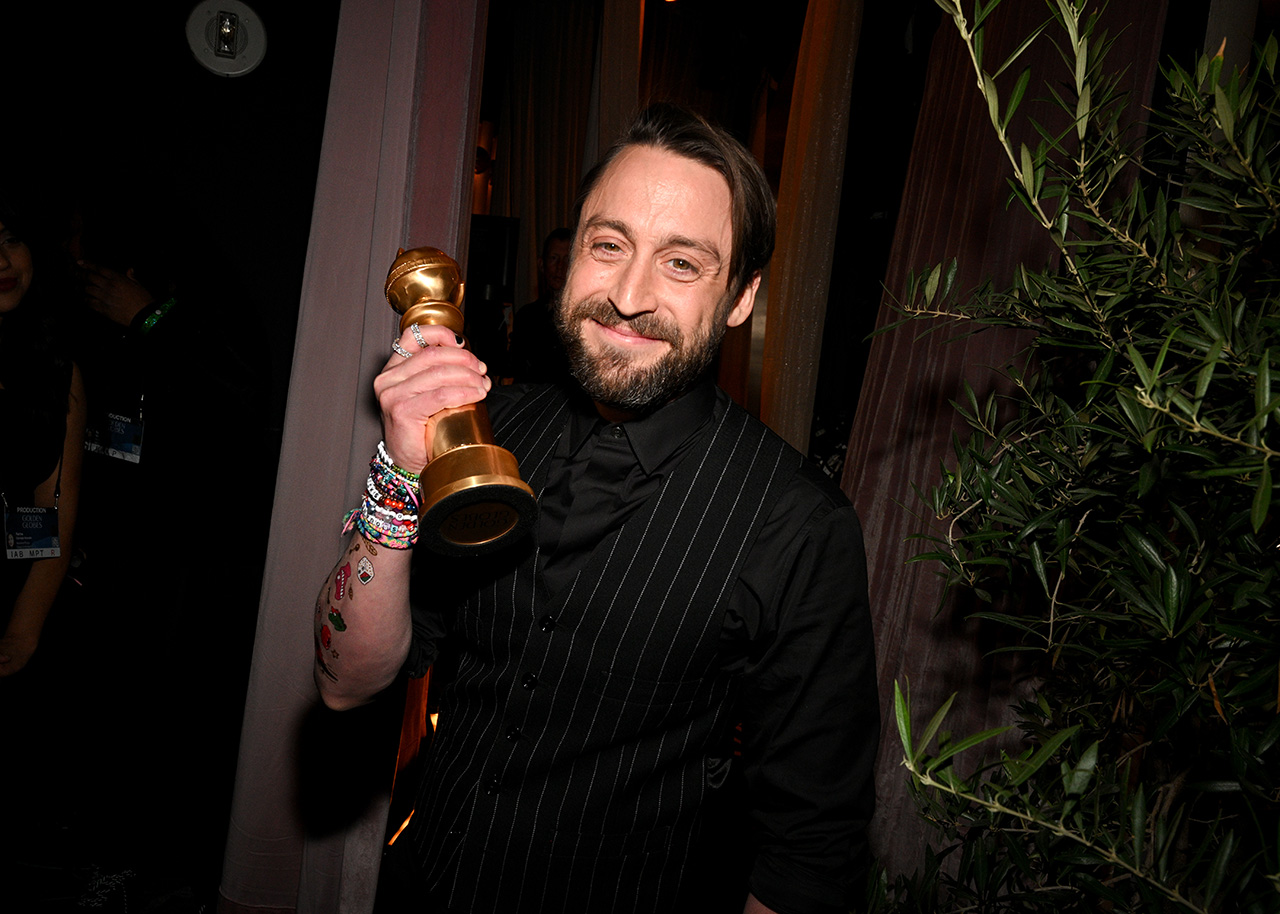 kieran culkin golden globes 2025 michael buckner penske getty images