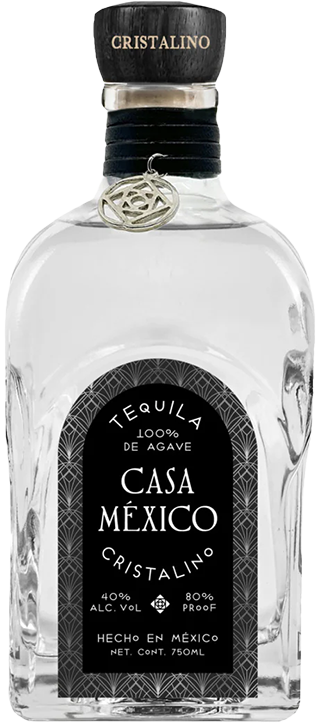 Bottle of Casa Mexico Cristalino Tequila