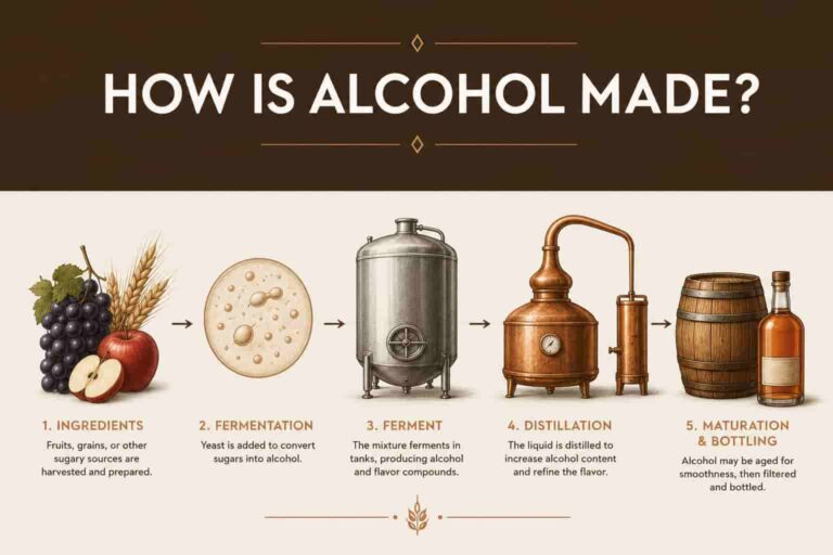 how is alcohol made