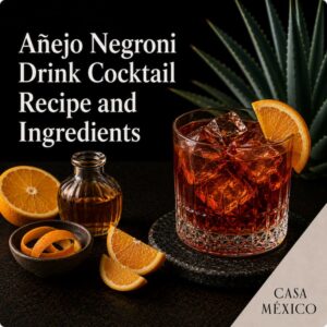 Anejo Negroni Cocktail Recipe and Ingredients