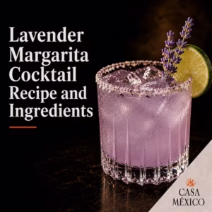 Lavender Margarita Drink Cocktail Recipe and Ingredients