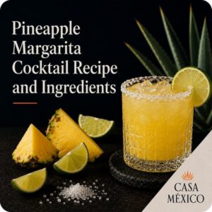 Pineapple Margarita Cocktail Recipe and Ingredients