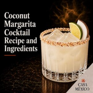 Coconut Margarita Cocktail Recipe and Ingredients
