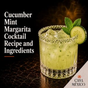 Cucumber Mint Margarita Cocktail Recipe and Ingredients