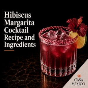 Hibiscus Margarita Cocktail Recipe and Ingredients