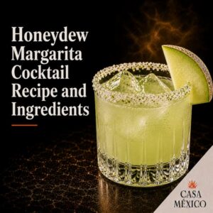 Honeydew Margarita Cocktail Recipe and Ingredients