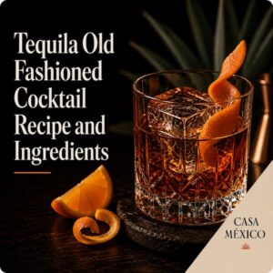 Tequila Old Fashioned Cocktail Recipe and Ingredients