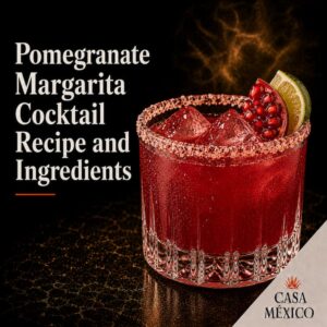 Pomegranate Margarita Cocktail Recipe and Ingredients