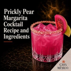 Prickly Pear Margarita Cocktail Recipe and Ingredients