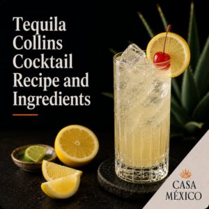 Tequila Collins Cocktail Recipe and Ingredients 2 Tequila Collins Cocktail Recipe and Ingredients