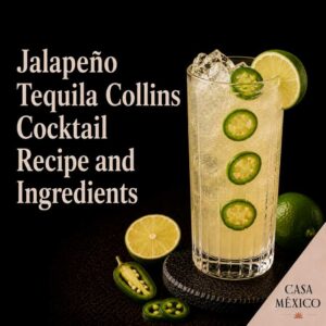 Jalapeño Tequila Collins Cocktail Recipe and Ingredients 2 Jalapeño Tequila Collins Cocktail Recipe and Ingredients