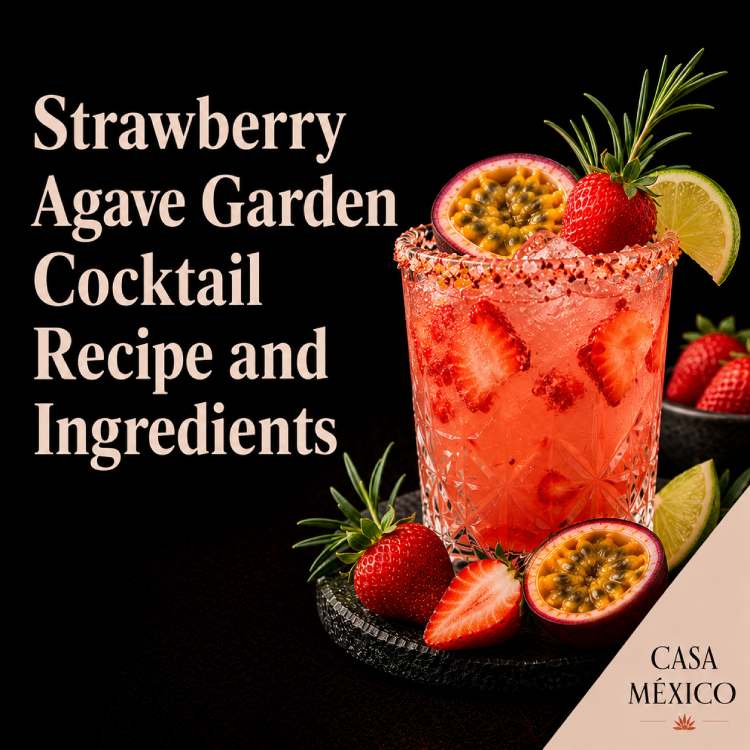 Strawberry Agave Garden Cocktail Recipe and Ingredients