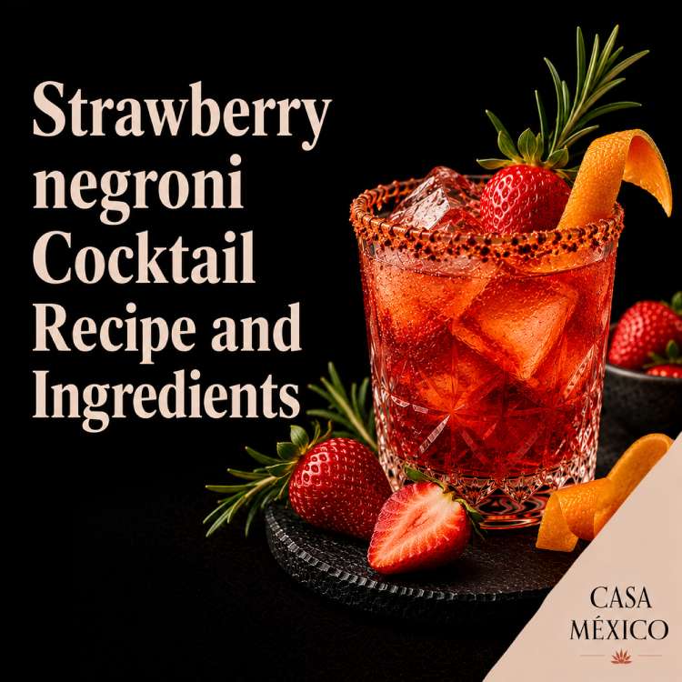 Strawberry Negroni Cocktail Recipe and Ingredients