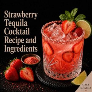 Strawberry Tequila Cocktail Recipe and Ingredients