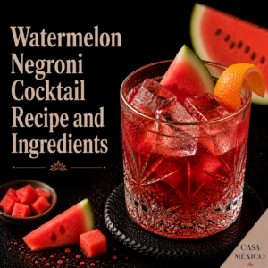 Watermelon Negroni Cocktail Recipe and Ingredients 2 Watermelon Negroni Cocktail Recipe and Ingredients