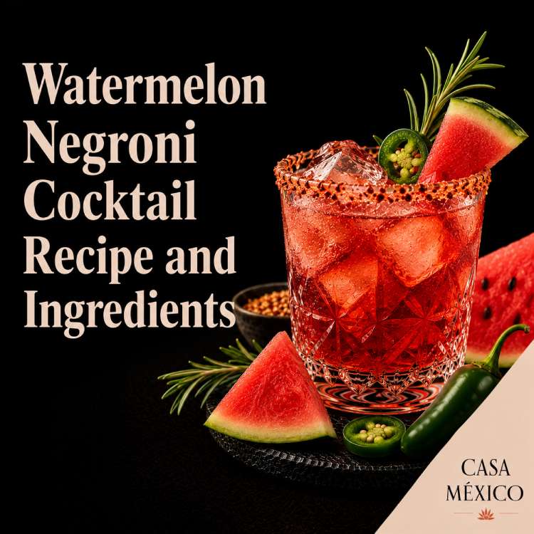 Watermelon Negroni Cocktail Recipe and Ingredients